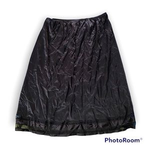 Slip Skirt Black Size Large Kayser